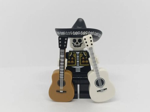Lego Minifigura: Mariachi Esqueleto Con Guitarras 1