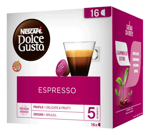 Cápsulas Nescafé Dolce Gusto Espresso 16u. combox