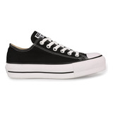 Tenis Sin Género Converse All Star Chuck Taylor Platform Lift Low Top Color Negro - Adulto 4 Us