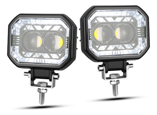 3.5'' Faros De Ojo Ángel Auxiliares Proyector Spot Hi/lo Luz
