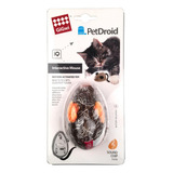 Rato Com Som & Movimento Petdroid Para Gato Cáqui - Marrom