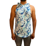 Playera Tank Top Corte Olimpico Con Gorro Gym Box Tie Dye