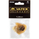 Set De Uñetas Dunlop Ultex Sharp 1.14 Pack De 6