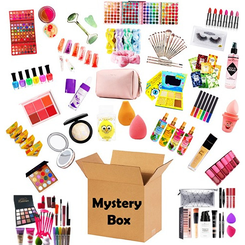 Caja Sorpresa/misteriosa De Cosmeticos Y Maquillaje- 20 Pzs