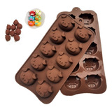 Molde Silicona 10 Mini Cerditos - Chocolates Fondant Gomitas