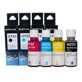 Kit 4 Colores Tintas Gt51/gt52 Deskjet Gt 5810/5820 Generica