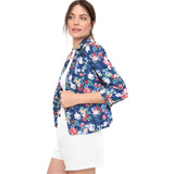 Saco Chaqueta Blazer Floreado Importado