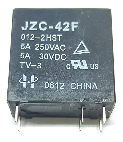 Rele Relay Jzc-42f 012 2hst 5a 12v 6 Pines