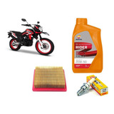 Kit Afinación Italika Dm150 Roja Aceite Repsol Bujia Filtro