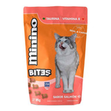 Minino Bites Premios De Salmón Para Gato 85 Gr.