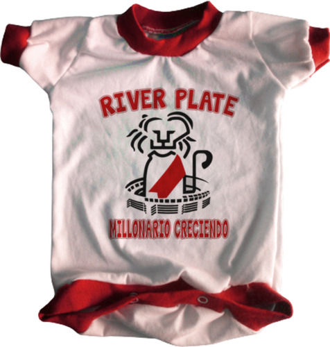 Body Bebe Futbol River Plate Modelo 04