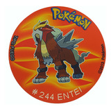 Mousepad De Tazo Pokemon Modelo #244 Entei