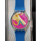 Reloj Swatch Cuarzo Suizo Banana Slip Original