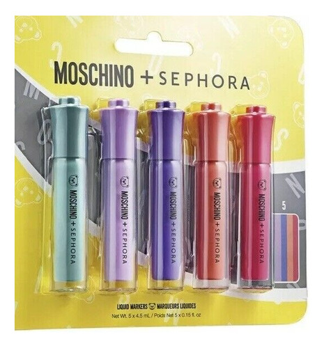 Sephora Collection Moschino + Sephora Liquid Markers Lip Set