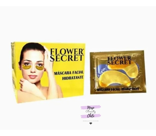 Caja De 30 Pares De Mascarillas Para Ojeras Flower Secret