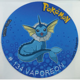 Mousepad De Tazo Pokemon Modelo #134 Vaporeon