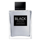 Perfume Banderas Seduction En Color Negro Edt M 200 Ml