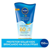Protetor Solar Nivea Sun Kids Brincando Na Água Fps60 150ml