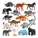 Animales Del Zoológico, Mini Safari Animales Estatua Realist