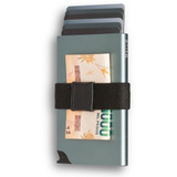 Tarjetero Walla Wallets Grey Card Slider Protección Rfid    