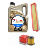 Aceite Total 7000 10w40 + Filtros Citroen C4 1.6 16v 110cv