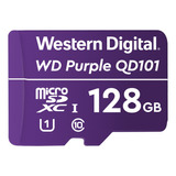 Cartão Memória Micro Sd 128gb 100mb/s Intelbras Wdpurple C10