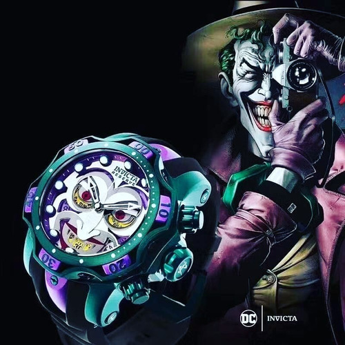 Relógio Invicta Venom Dc Comics Coringa Limited Edition 