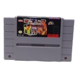 Snes Wrestle Mania Clássico Original Usado