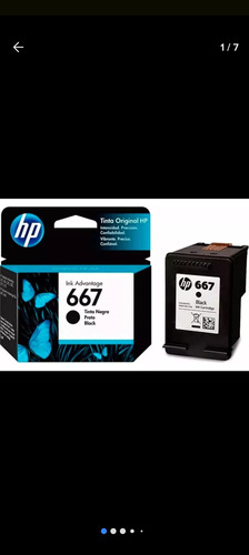 Cartucho Vacio Hp 667 Advantage Negro Original 