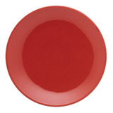 Set X 6 Plato Postre Oxford Unni 19 Cm Vajilla Ceramica Rojo