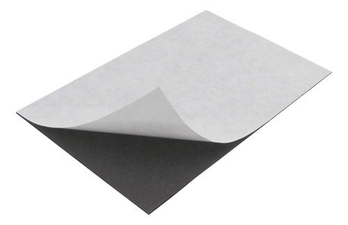 Papel Imantado Lado Con Adhesivo Hoja Magnetica Iman 1und