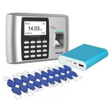 Reloj Control Horario Biometrico +bateria+25 Llaveros