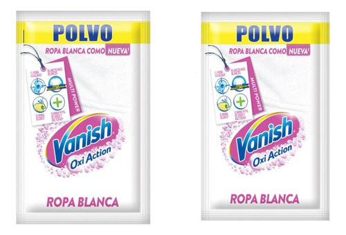 Quitamanchas Ropa Blanca Vanish 30gr Pack X 2 Unid