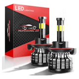 Kit De Faros Led De 6 Lados 9007 9008 H4 30000lm