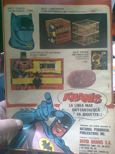 Antigua Propaganda Batman Khanis 2 West Tv Repro Retro Kxz