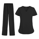 Conjunto De Uniforme De Enfermera Para Mujer, Top,