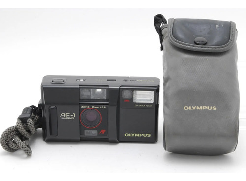Olympus Af-1 Quartz Date Point Shoot 35mm Film Camera Japão