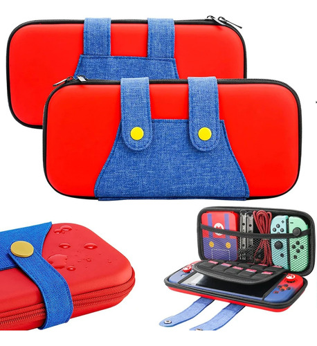 Estuche Para Switch Switch Oled Switch Lite Mario Rigido