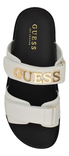 Sandalia Guess Para Mujer Blanco Gfstetsen | Meses sin interés