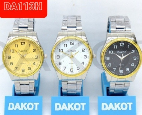 Reloj Malla Acero Dakot Oferta Dia Del Padre!! Plaza Once!!!