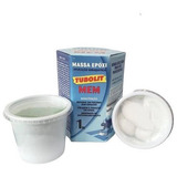 Massa Epoxi Tubolit Mem 1kg Subaquática Piscina Branco