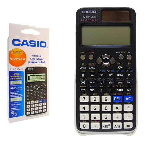 Calculadora Cientifica Casio Fx-991lax Classwiz Qr 552 Func