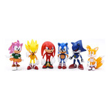 Juego De 6 Figuras De Acción Sonic