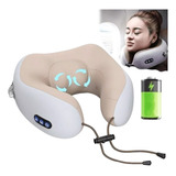 Masajeador Cervical Elctrico Almohada Espuma Viajes