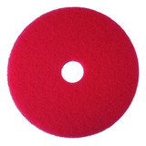 Almohadilla  5100 Para Pulir Pisos A Máquina, Color Rojo (pa