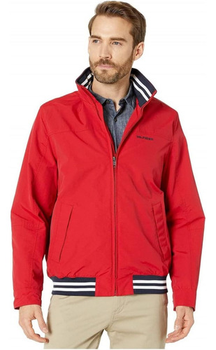 Chamarra Tommy Bomber Impermeable Moderna Casual Cth05