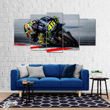 Cuadro Valentino Rossi Decorativo Personalizado Moderno Moto