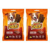 Bifinhos Special Dog Snacks Sabor Carne Kit C/ 02 Un 400g 