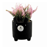 Planta  Artificial Con Macetero De Oso Negro Para Decorar