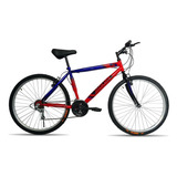 Bicicleta Montaña Peregrina 18 Velocidades Rodada 26 Color Rojo/negro